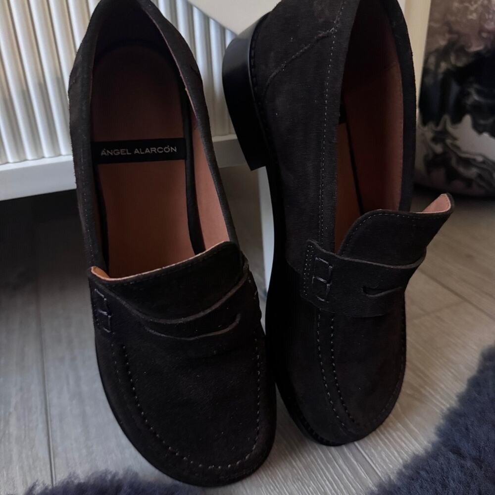 NIB Angel Alarcón Louisa Brown Penny Loafer - Picture 8 of 11